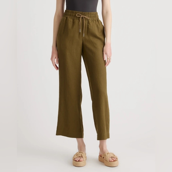 Quince Pants & Jumpsuits Quince 0 European Linen Wide Leg Pant
